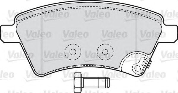 Тормозные колодки VALEO 598804