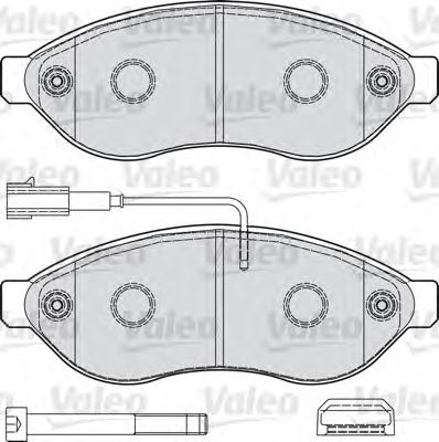Тормозные колодки VALEO 598891