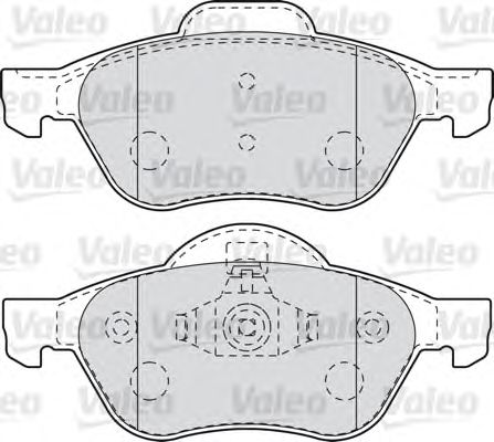 Тормозные колодки VALEO 601012