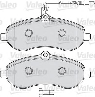 Тормозные колодки VALEO 598899