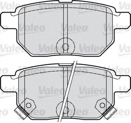 Тормозные колодки VALEO 598933