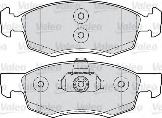 Тормозные колодки VALEO 601017