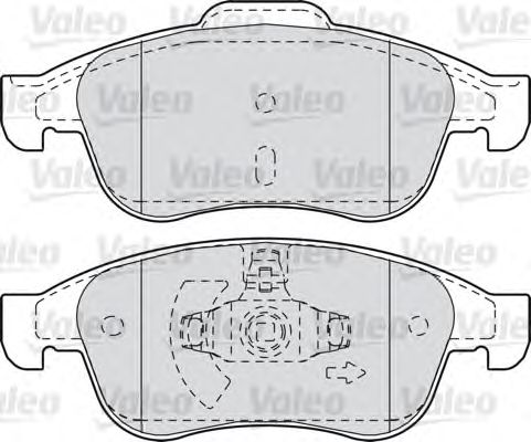 Тормозные колодки VALEO 601045