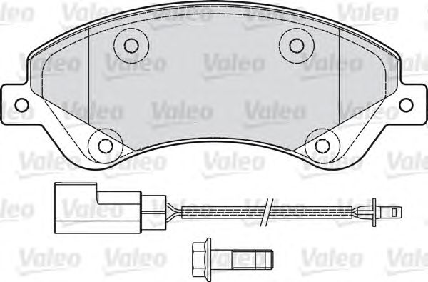 Гальмівні колодки VALEO 598818