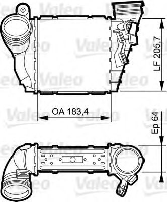 Интеркулер VALEO 817557