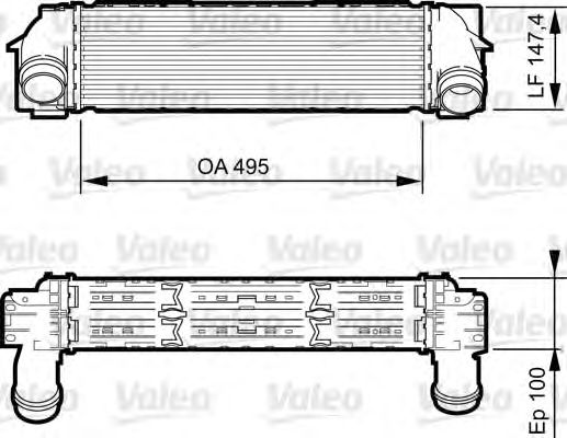 Интеркулер VALEO 818253