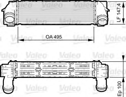 Интеркулер VALEO 818254