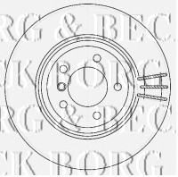 Тормозной диск BORG & BECK BBD4472