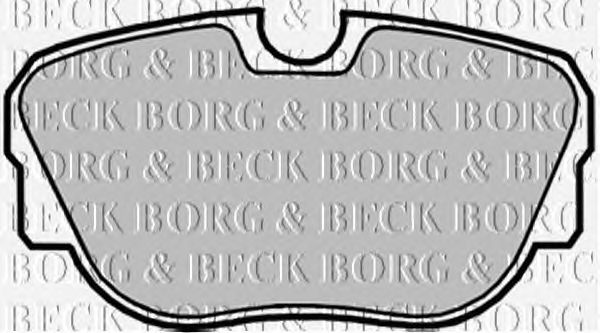 Тормозные колодки BORG & BECK BBP1050