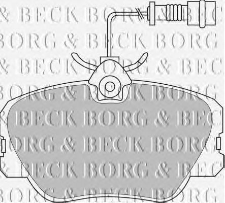 Тормозные колодки BORG & BECK BBP1068