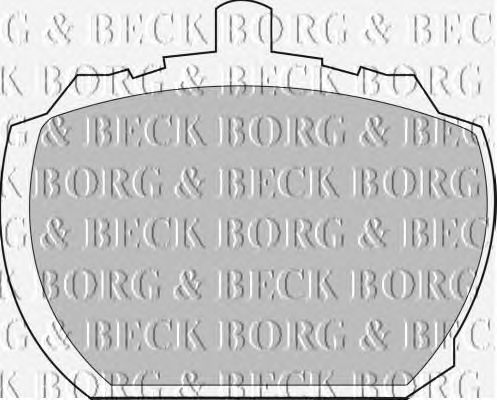 Тормозные колодки BORG & BECK BBP1098