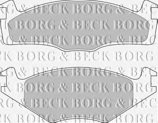 Тормозные колодки BORG & BECK BBP1101