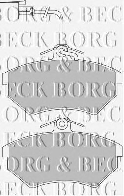Тормозные колодки BORG & BECK BBP1123