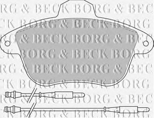 Гальмівні колодки BORG & BECK BBP1159