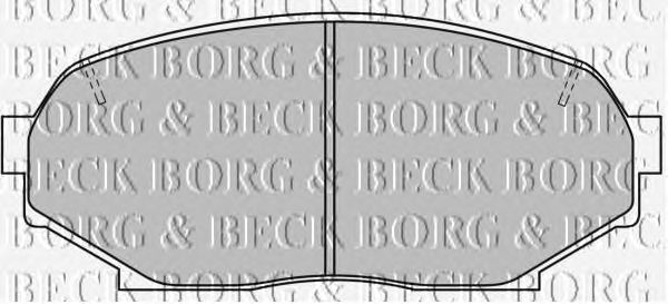 Тормозные колодки BORG & BECK BBP1194