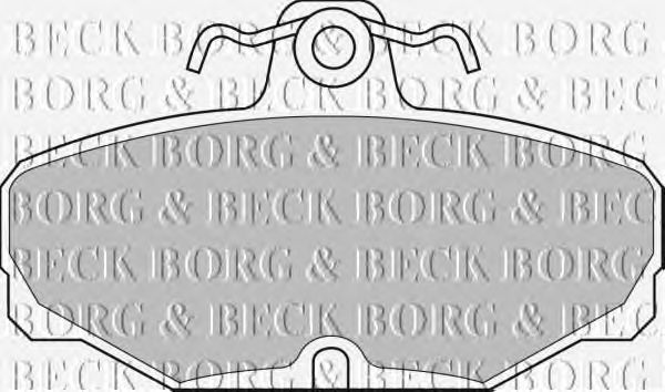Гальмівні колодки BORG & BECK BBP1302