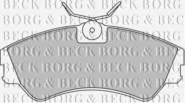Тормозные колодки BORG & BECK BBP1316