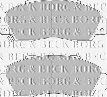Тормозные колодки BORG & BECK BBP1389