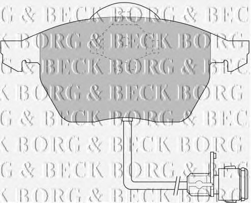 Гальмівні колодки BORG & BECK BBP1392