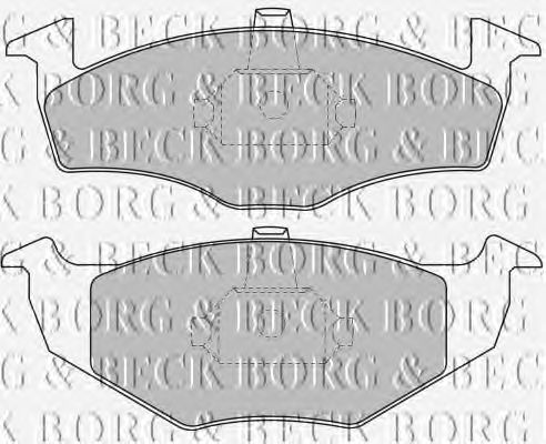 Тормозные колодки BORG & BECK BBP1471