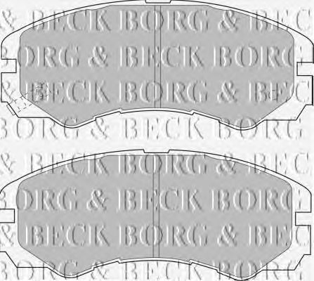 Тормозные колодки BORG & BECK BBP1485