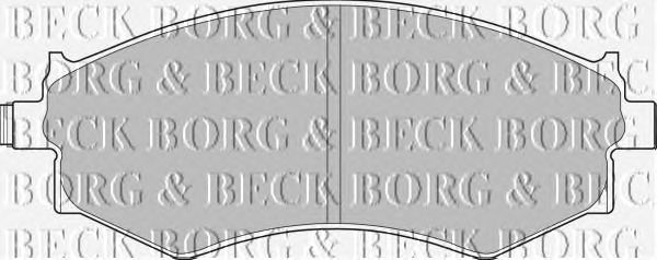 Тормозные колодки BORG & BECK BBP1494