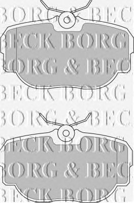 Гальмівні колодки BORG & BECK BBP1507