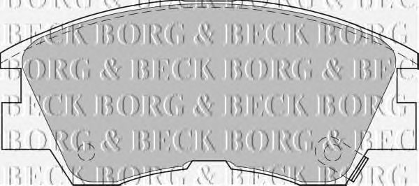 Тормозные колодки BORG & BECK BBP1511
