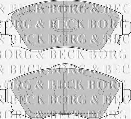 Тормозные колодки BORG & BECK BBP1523