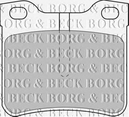 Тормозные колодки BORG & BECK BBP1539