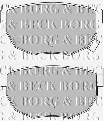 Тормозные колодки BORG & BECK BBP1549