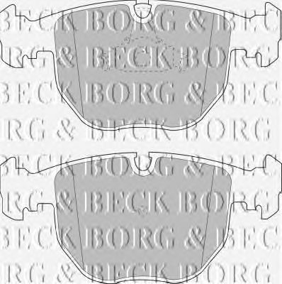 Тормозные колодки BORG & BECK BBP1595