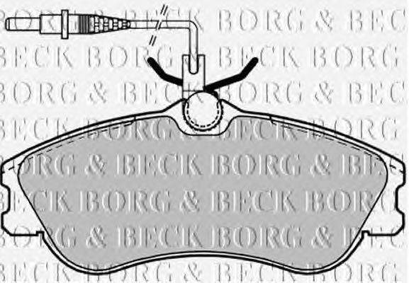 Тормозные колодки BORG & BECK BBP1601