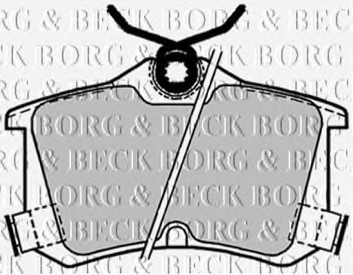 Тормозные колодки BORG & BECK BBP1653
