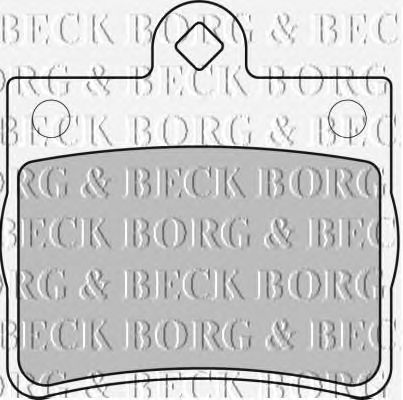 Тормозные колодки BORG & BECK BBP1668