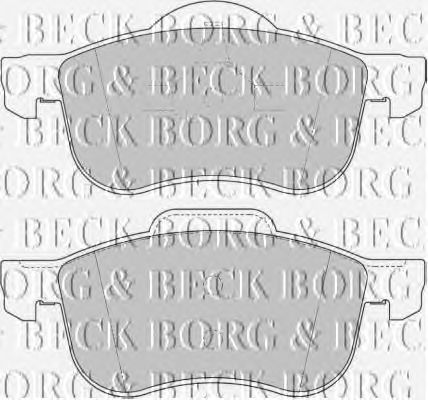Тормозные колодки BORG & BECK BBP1695