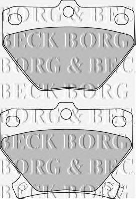 Гальмівні колодки BORG & BECK BBP1712