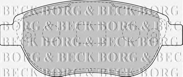 Тормозные колодки BORG & BECK BBP1715