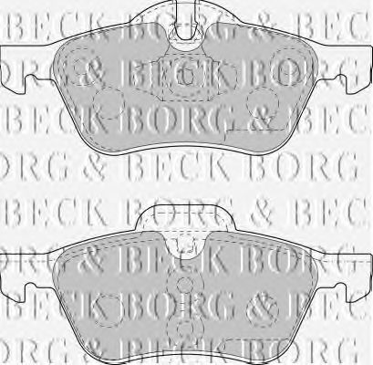 Гальмівні колодки BORG & BECK BBP1726