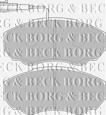 Гальмівні колодки BORG & BECK BBP1736