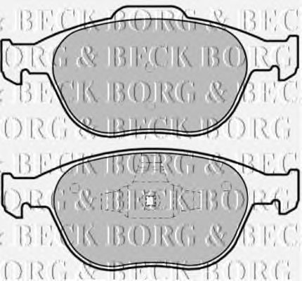 Тормозные колодки BORG & BECK BBP1739