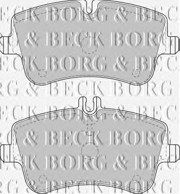 Тормозные колодки BORG & BECK BBP1751