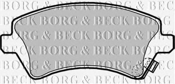 Тормозные колодки BORG & BECK BBP1769