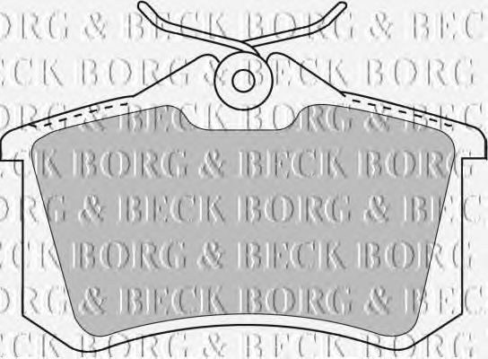 Тормозные колодки BORG & BECK BBP1778