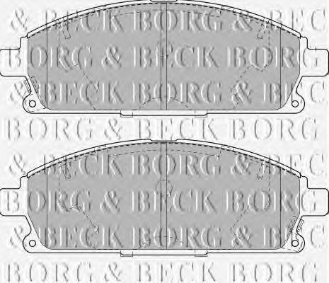 Тормозные колодки BORG & BECK BBP1820