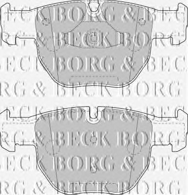 Тормозные колодки BORG & BECK BBP1853