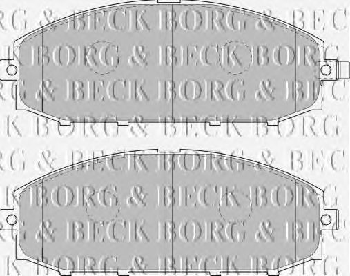 Тормозные колодки BORG & BECK BBP1866