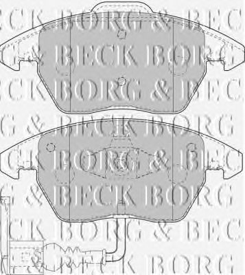 Тормозные колодки BORG & BECK BBP1876