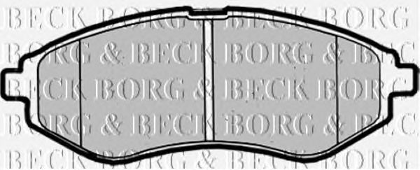 Тормозные колодки BORG & BECK BBP1879