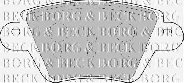 Тормозные колодки BORG & BECK BBP1892